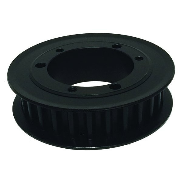 B&B Manufacturing F43-14MX20-E, Timing Pulley, Ductile Iron or Cast Iron, Black Oxide F43-14MX20-E - main